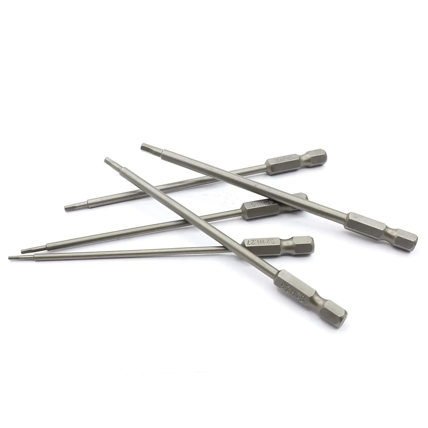 Raflot 5PCS RC Hex Bit 1.27mm 1.5mm 2.0mm 2.5mm 3.0mm Hex Head Allen Wrench Drill Bit Set for Screwdrivers Electric Screwgun/Pow 6