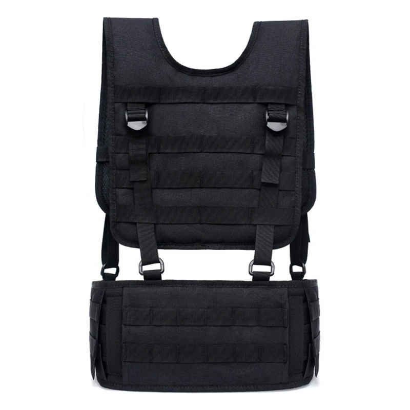 Taktische Weste Molle Brustgurt Airsoft Taillengürtel Abnehmbarer Dienstgürtel Armee Paintball Ausrüstung Outdoor Jagdweste – Detail 8