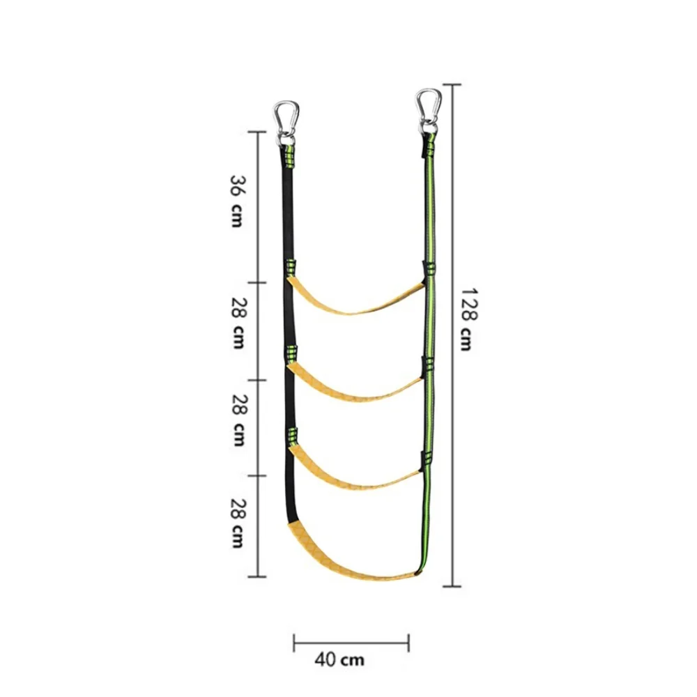 Portable 4-Step Folding Marine Rope Ladder