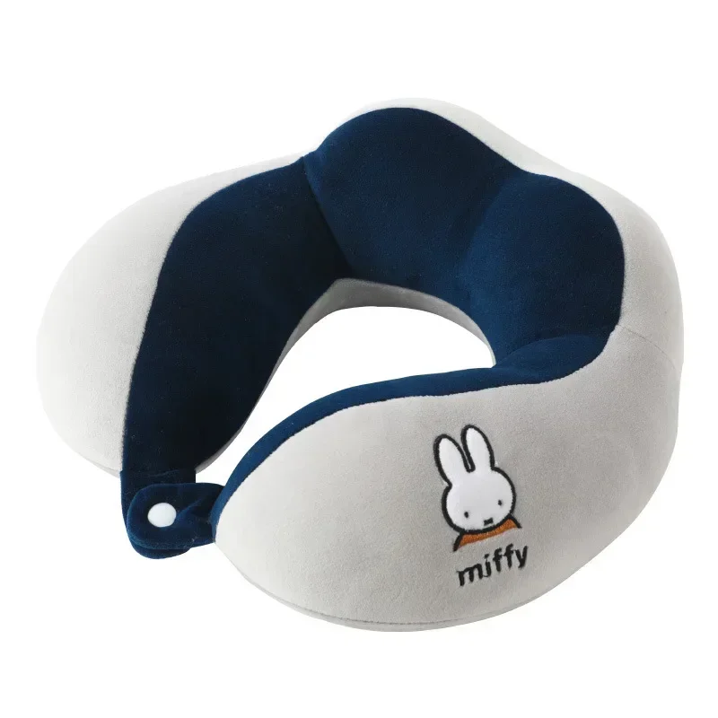 Miffy Four Hump Peaks Neck Pillow Cervical Occipital Region U-shaped Travel Pillow for Cars and Airplanes travel pillow cervical orthopedic pillow