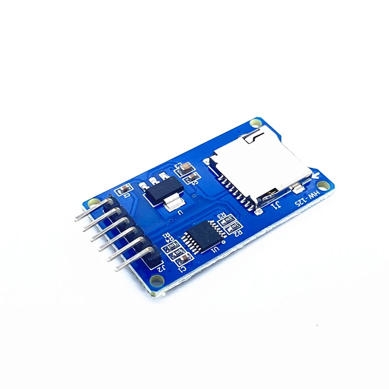 5 шт./лот модуль считывания карт Micro SD mini TF интерфейсы SPI с чипом преобразователя