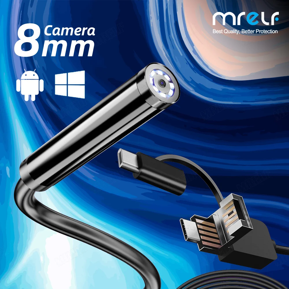 8mm Camera Usb Endoscope Probe Sewer the Phone Mobile Flexible