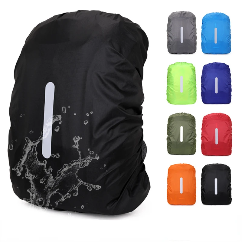 Backpack Cover 35-70L Reflective Light Backpack Rain Cover Outdoor Hiking Climbing Bag Cover Waterproof Rain For Backpack