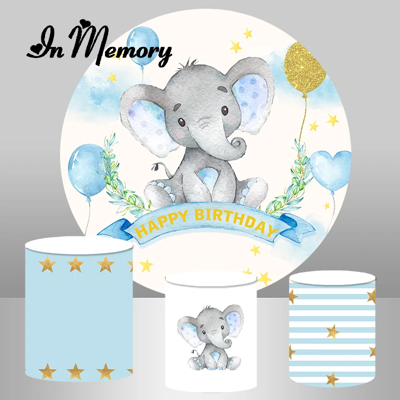 Baby Shower Grey Elephant Clipart