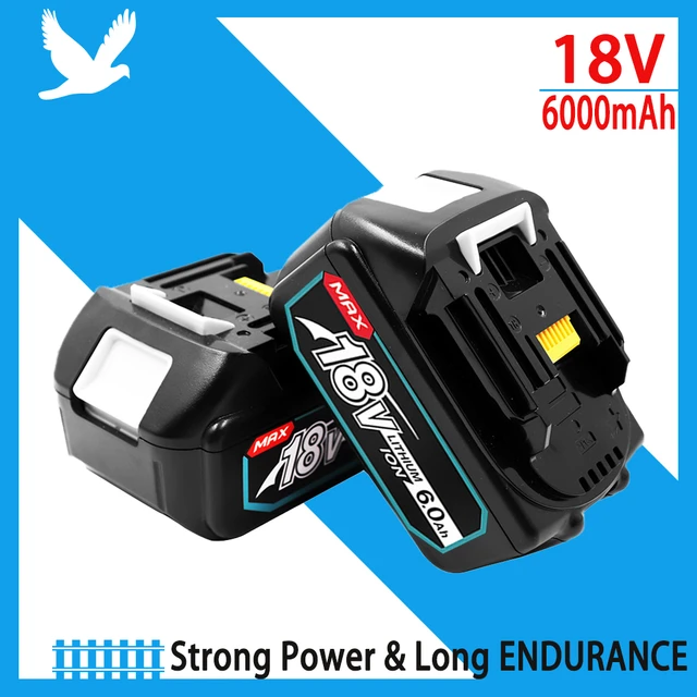 18V battery for makita bl1850B li-ion 18v 6Ah BL1840B BL1860 BL1890 BL1815  BL1830 BL1835 Cordless Drills Batteries LXT 400 - AliExpress