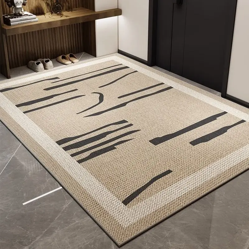 2025 New Home Luxury Entrance Mat Anti-Slip Door Mat lway Carpet Easy to Clean hine Waable Rectangle Rug Stripe Pattern