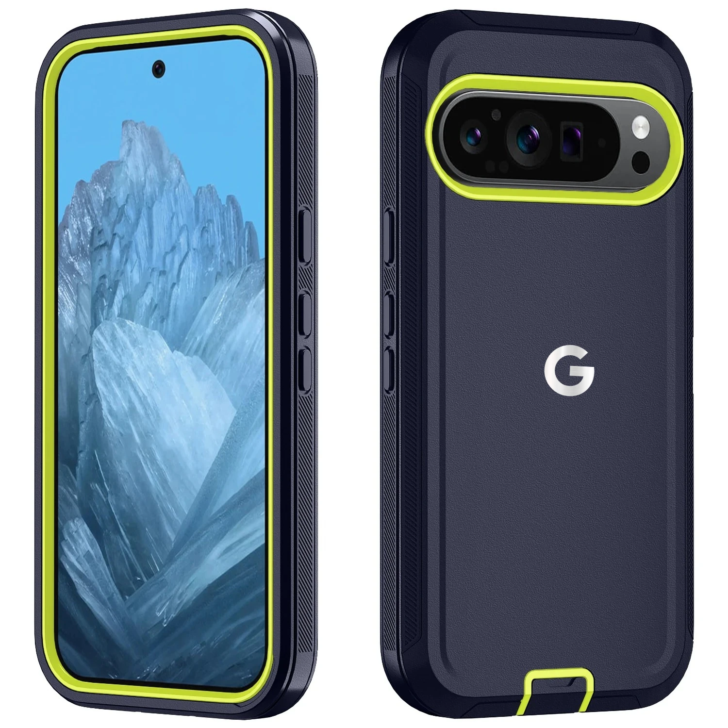 Heavy Duty Armor Shockproof Case with Wireless Charging Compatibility and Anti-Drop Protection