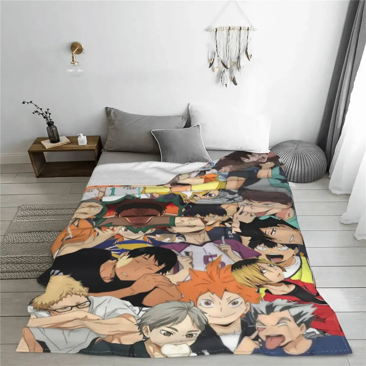 Volleyball Anime Baby Blankets Coral Fleece Plush Decoration Miya Atsumu Manga Soft Throw Blankets for Bed Travel Quilt