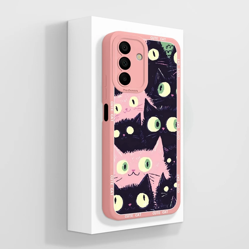 Beautiful Prairie Lamb Pattern Soft Liquid Silicone Phone Case