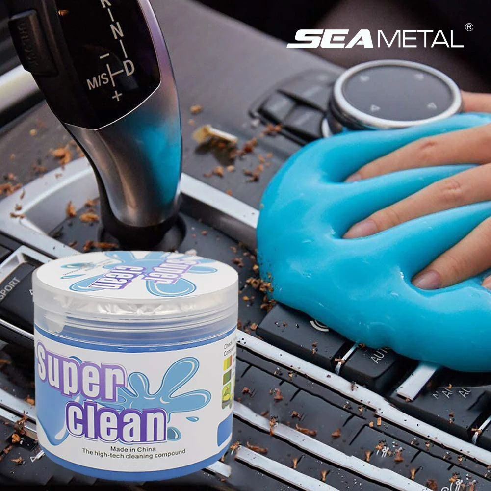 Car Cleaning Gel SEAMETAL Multifunctional Air Vent Outlet Dashboard Laptop Magic Cleaning Tool Wash Mud Dust Remover Dirt Clean
