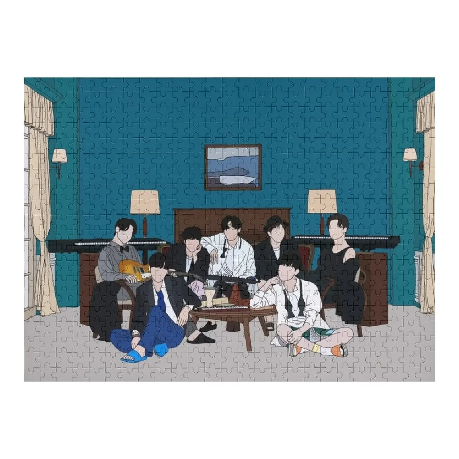 

Be Life goes on, Love yourself design Jigsaw Puzzle Personalized Baby Toy Customizable Child Gift Puzzle