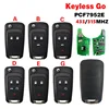 Keyless Go 2/3/4/5 Button 315/434MHz ID46 Chip Smart Remote Car Key For Malibu, Cruze, Aveo, Spark, Sail, Opel, Vauxhall 2