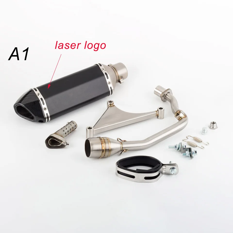 Motorcycle sprint Exhaust Muffler Link Pipe full system for Vespa For Sprint 150ie 125ie 3V For Primavera 150ie 125ie -