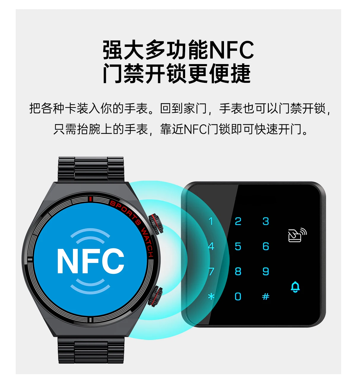 Xiaomi-reloj inteligente Huawei GT3 MAX para hombre, accesorio de pulsera  resistente al agua IP68 con llamadas, Bluetooth y control de la presión  sanguínea, compatible con Android, 2023 xuanjing unisex