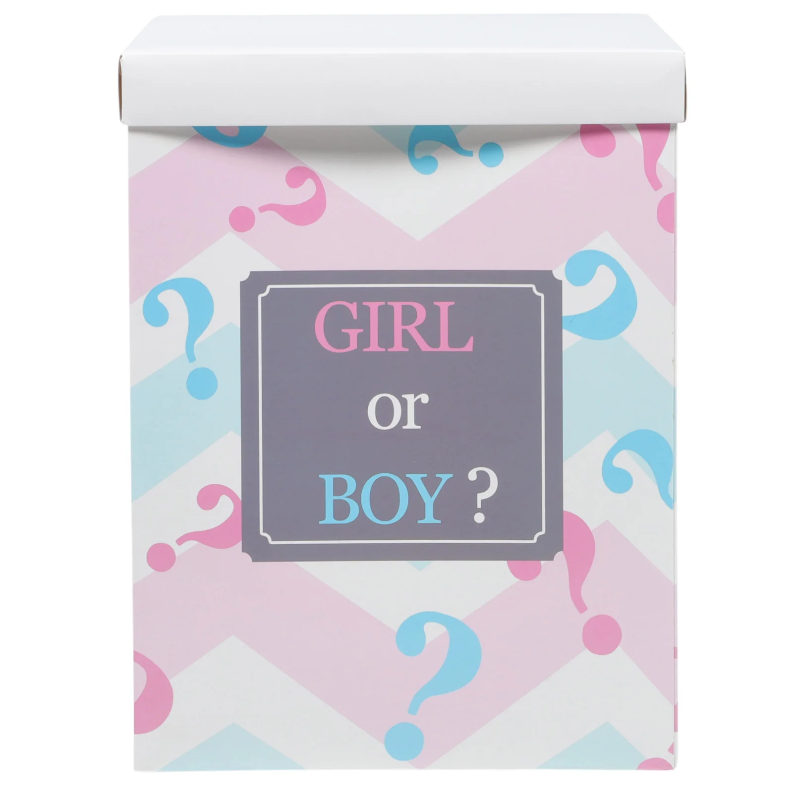 

Paper Balloon Box Paper Decorative Balloon BOY or GIRL Gender Reveal for Baby Shower Happy Birthday Wedding Party Decorations