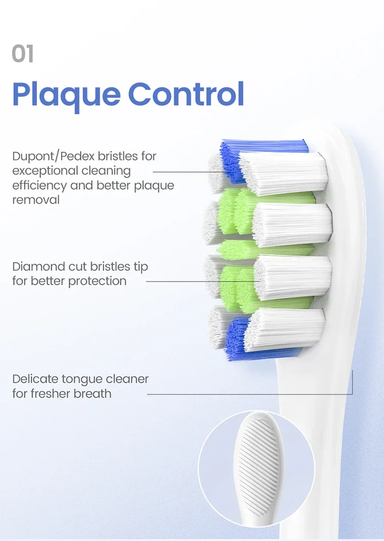 For Oclean X pro Elite Flow Z1 X10 E1 Air 2 All Series Smart Accessories For Oclean Original Electric Toothbrush Brush Heads