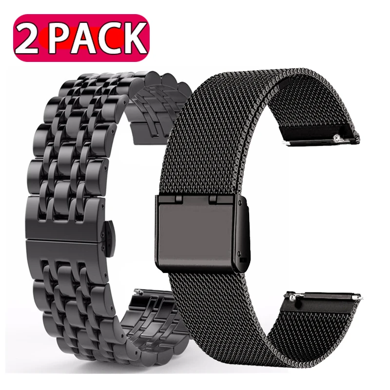 

20mm 22mm Bracelet For Haylou GST Lite RT2 RT3 Smart Watch Metal Stainless Steel Strap For Haylou RS4 LS12 Plus LS02 Watch Band
