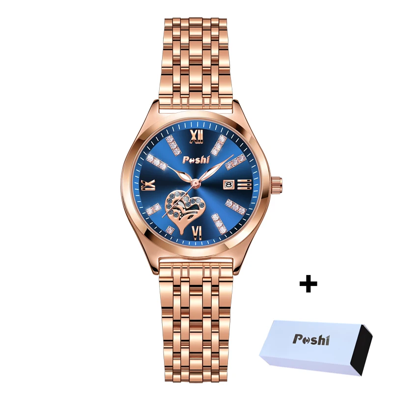 ساعة يد نسائية كوارتز بوشي