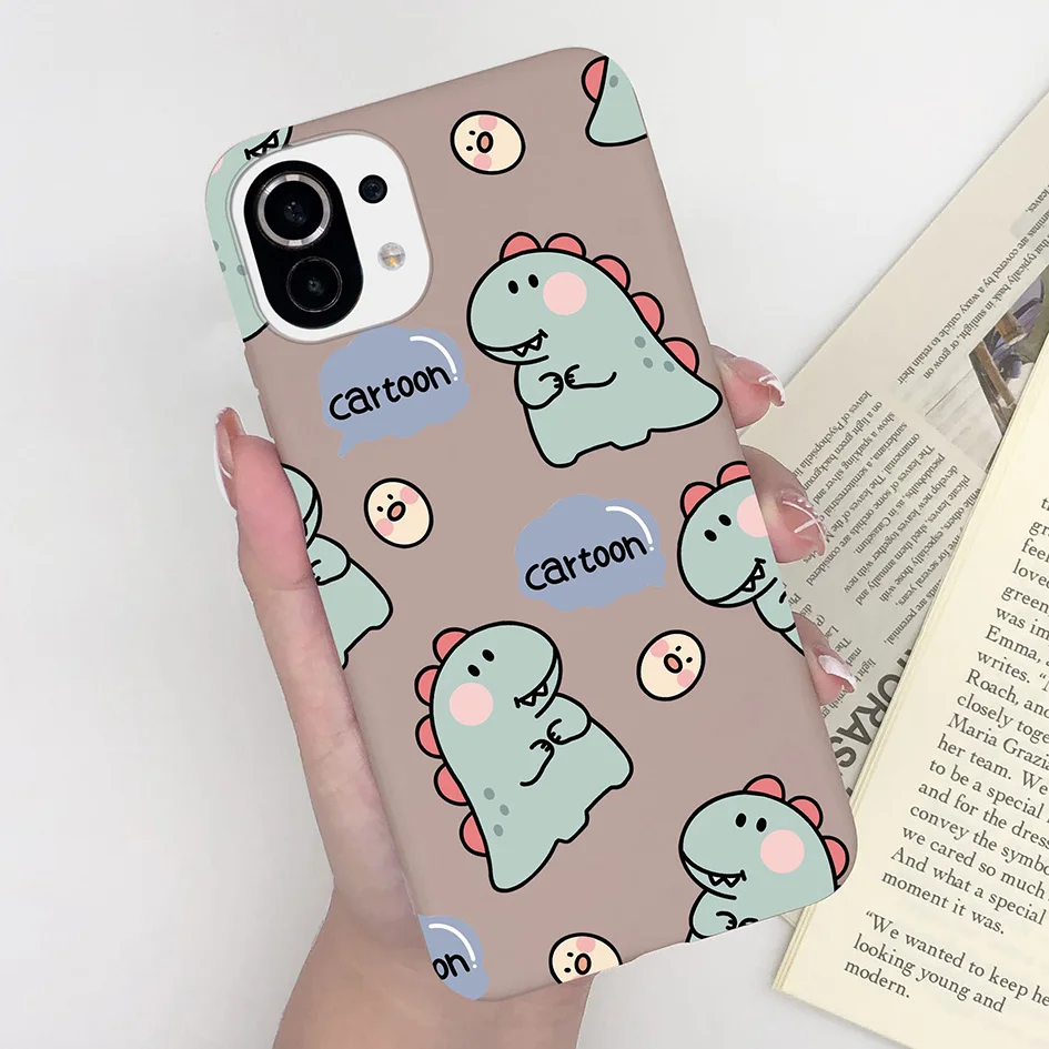 Cute Cartoon Daisy Matte Shockproof Phone Case - Elegant Protection with Casing