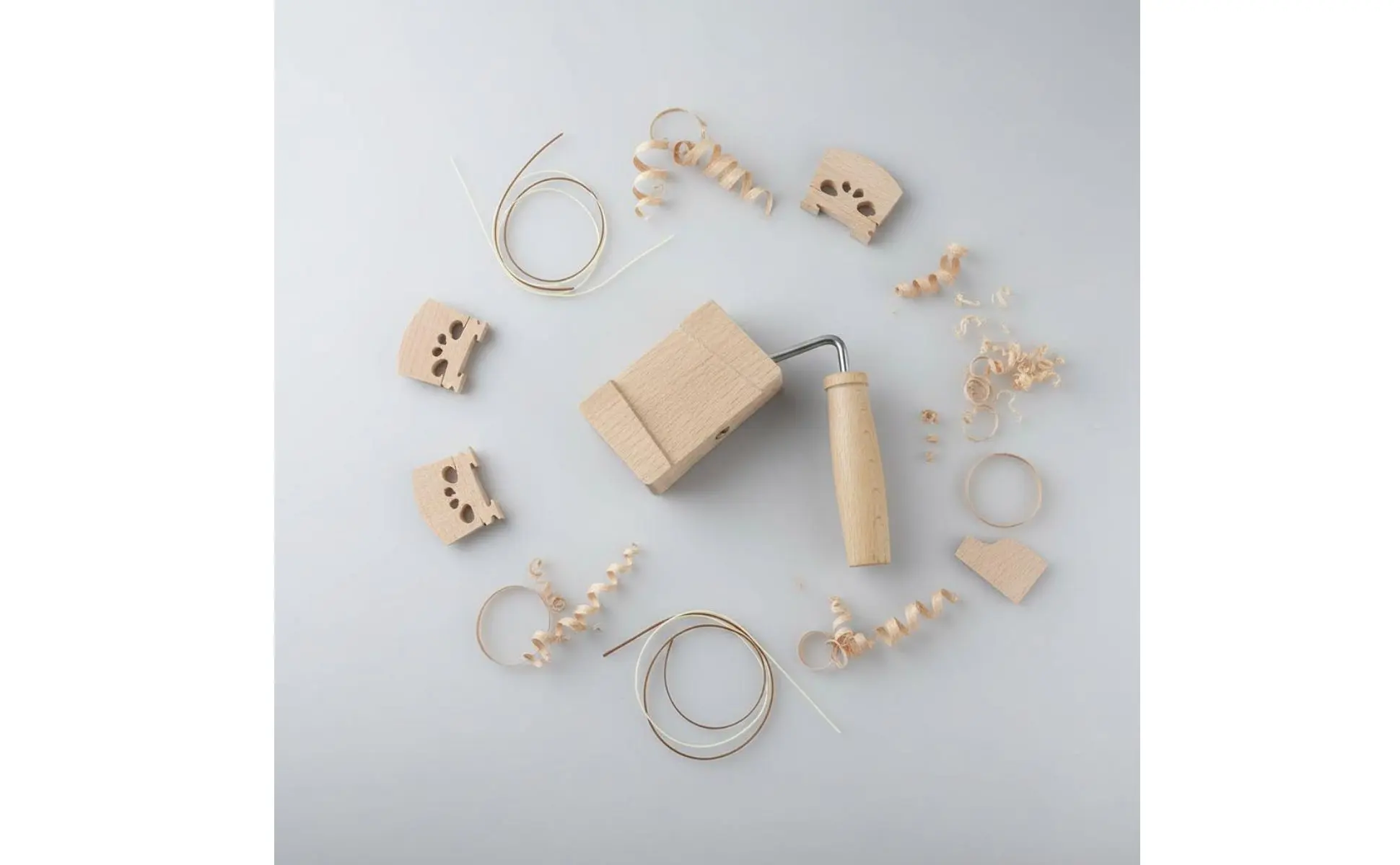 Viola Bridge Fitting Tool Wooden Construction Violin Bridge Fitting Tool for Luthiers Viola Bridge Fitting Tool Wooden Construction Violin Bridge Fitting Tool for Luthiers