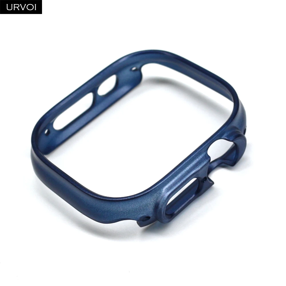 Premium Protective Bumper Case for 49mm Smartwatch - Scratch-Resistant Metal Finish