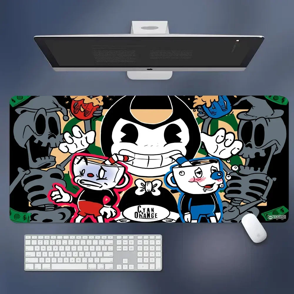 Cuphead High Quality Customized Laptop Gaming Mouse Pad Size For Gameing World Of Tanks CS GO Zelda 2