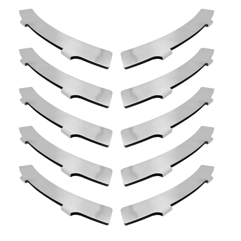 10Pcs 자전거 브레이크 조정 디스크 스테인레스 스틸 녹 방지 스크래치 방지 내마모성 경량 휴대용 확장 디자인