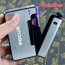 

Cigarette Case Portable Cigarette Box for Women Metal Cigarette Boxes Portable Cigarette Box Hold Tobacco Metal Cigar Holder