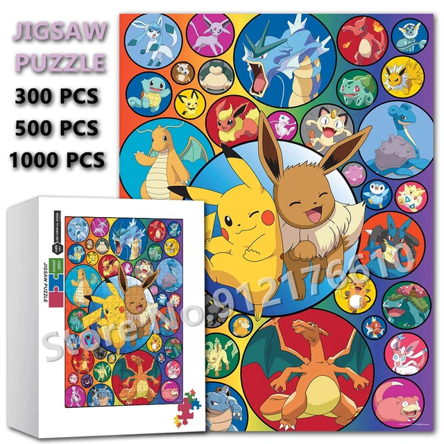 Pokemon 1000Pcs Creative Diy Mini Wooden Puzzle Pikachu Model Assembled  Jigsaw Puzzle Educational Toys for Kids Birthday Gifts - AliExpress