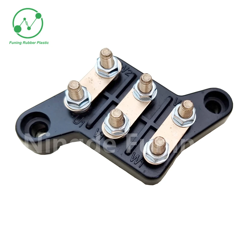 TecoTypeYT8090YT100132MotorTerminalBlockM5M6StudsSteel