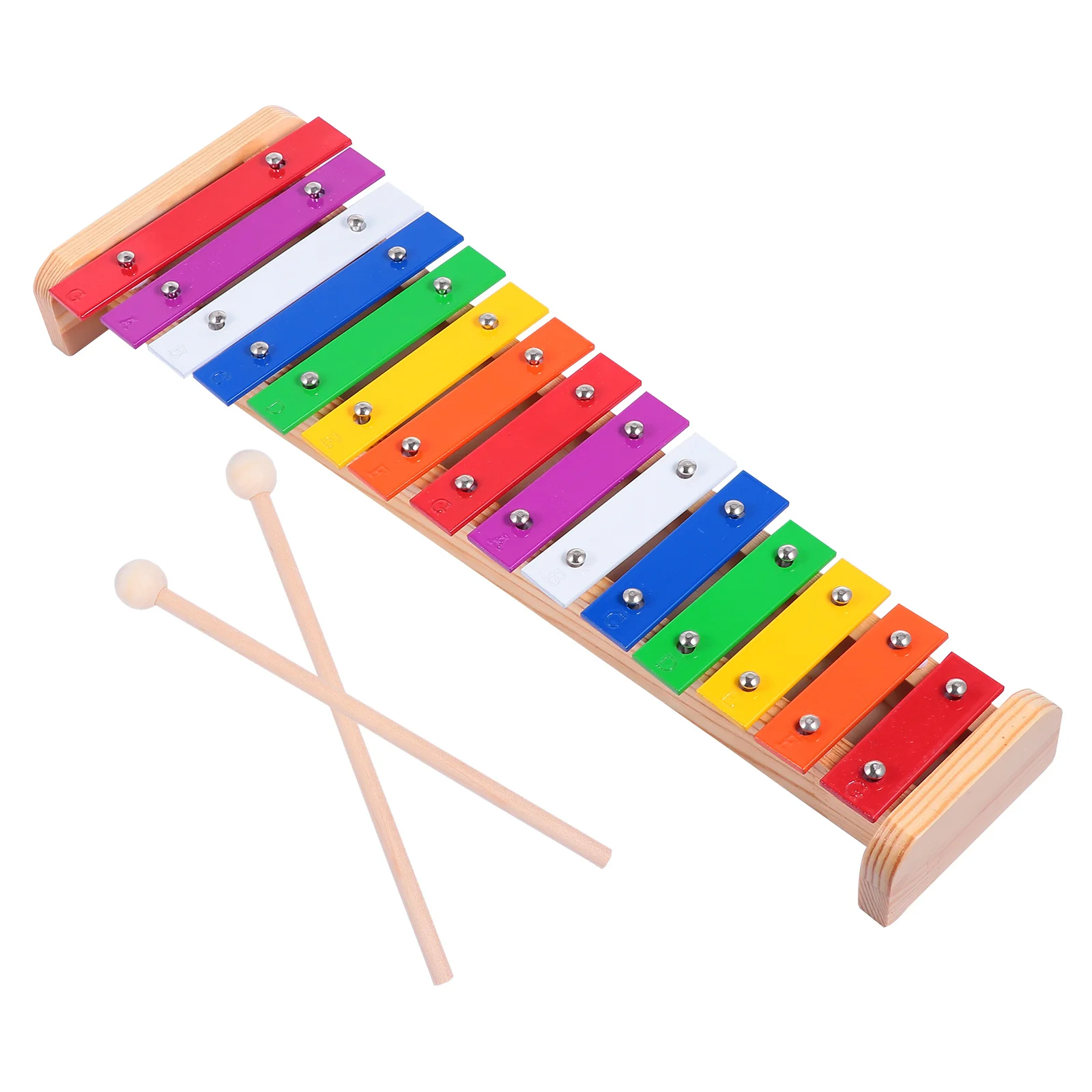 Xylophone Kids 15 Notes Percussion Wood Instruments Toddler Toys Xylophone Educational Musical Toddlers Kids