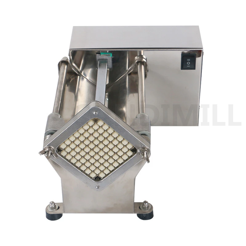 CANDIMILL Electric Potato Chips Making Machine French Fries Slicer  Commercial Stainless Steel Carrots Cucumbers Potato Cutter - AliExpress