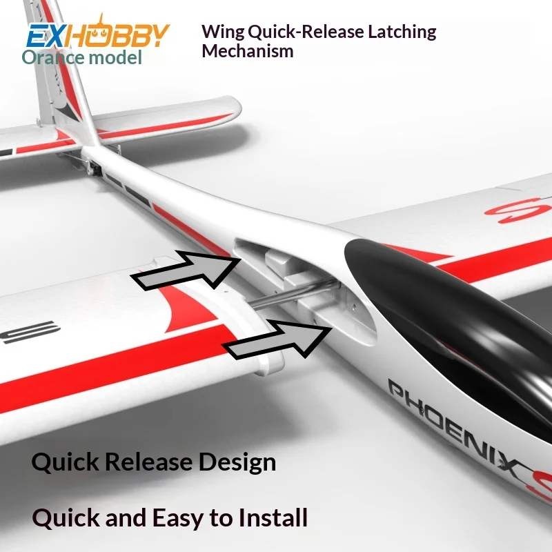 EXHOBBY 742-7 Phoenix S Planeur RC 1.6m KIT