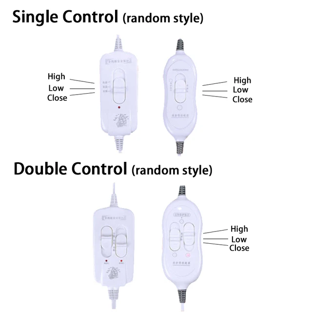 Elektromos Takaró 150X180Cm 220/110 V Vastagabb Fűtőfűtött Matrac Termosztát Fűtés Téli Ágy Melegítő - Image 6