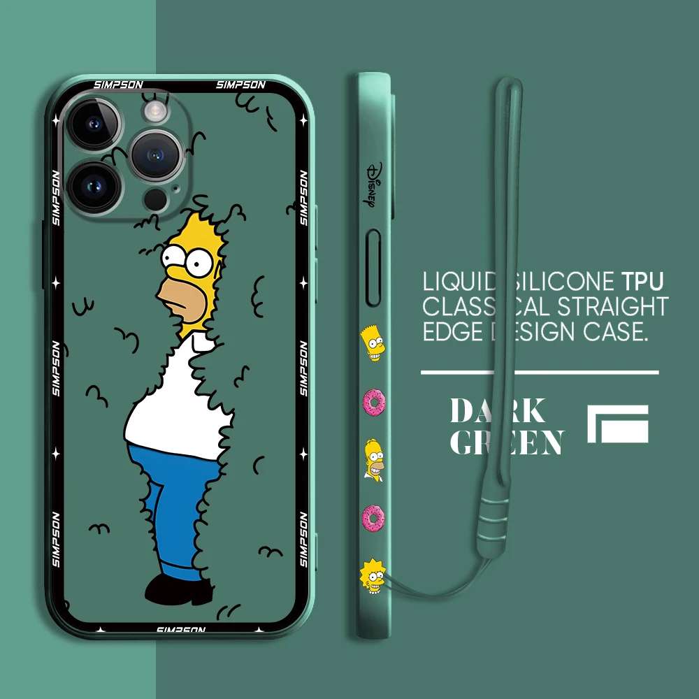 The Simpsons Soft Cover Cute Phone Case