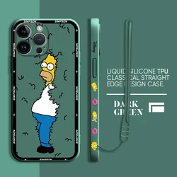 The Simpsons Soft Cover Cute Phone Case - iPhone 14 Plus (VVACE01)