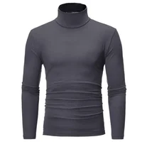 Sous-vêtements thermiques hauts hommes vêtements d'hiver chemise thermique automne hommes collants d'hiver col haut mince coupe ajustée T-shirt à manches longues 6
