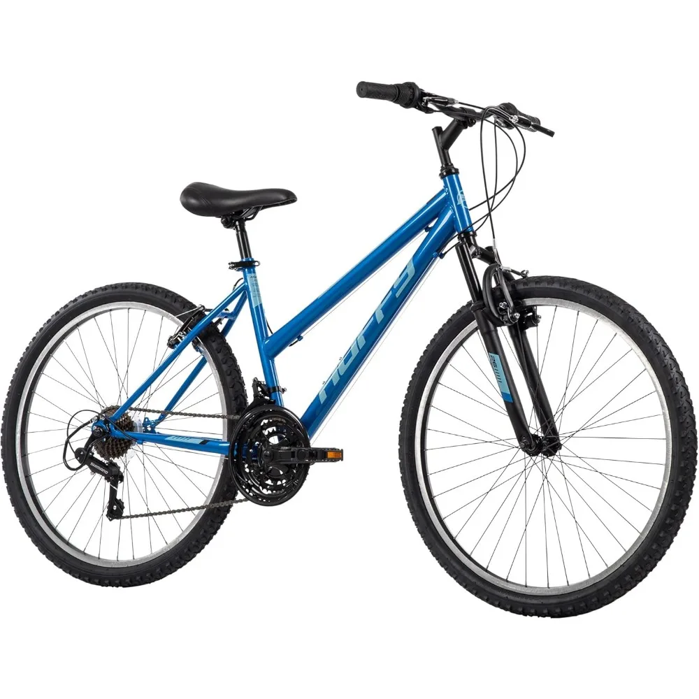 

Bicycle Mountain Hardtail Mountain Bike, 6 or 21 Speed Shimano Twist Shifting, Front or Dual Suspension,Comfort Saddle, Bicycle