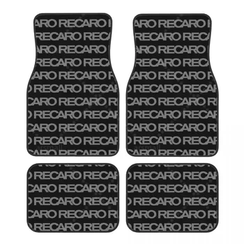 Tappetini da 4 pezzi Tappetini anteriori e posteriori per auto con supporto in gomma Accessori per auto Decor