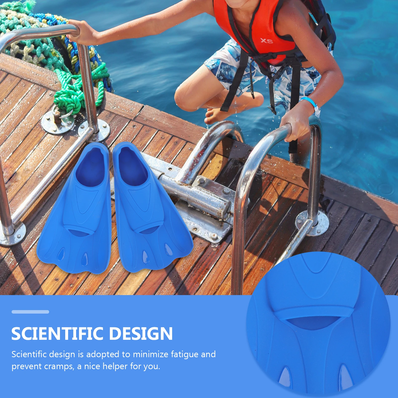 Palmes Courtes Pour La Natation Et La Plongée En Apnée, Palmes De
