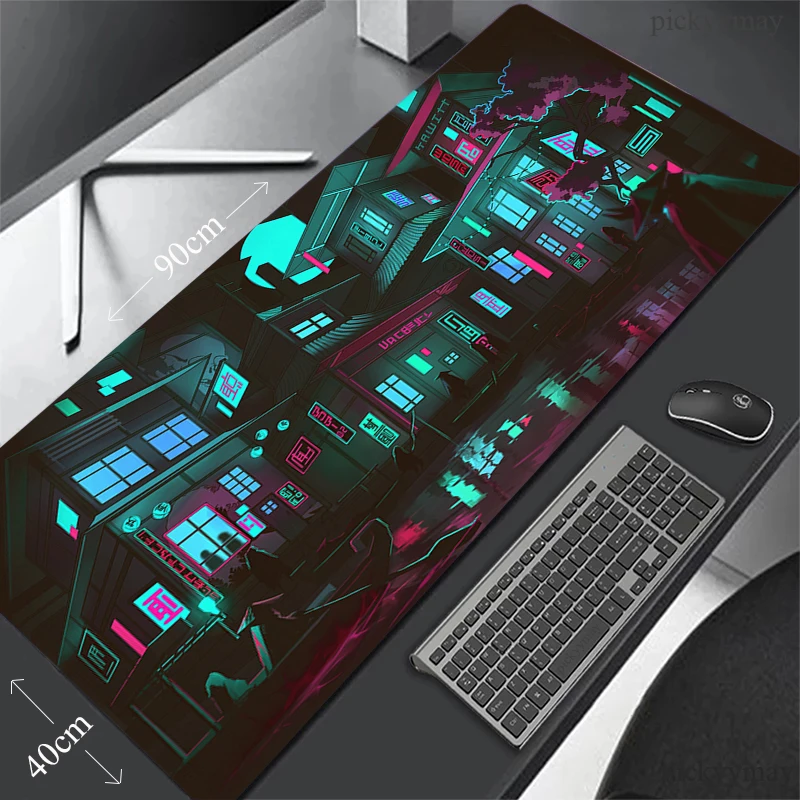 

Cyber Pixel Large Mouse Pad 100x50cm Big Computer Mousepads Gaming Mousepad Big Keyboard Mat Gamer Mouse Pads Desk Mats