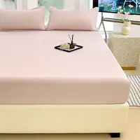 Sheets Sets Household 3pcs with Pillowcase Four Season Universal Protective Korean Fashion Soft Breathable Washable Mattress Ins 4