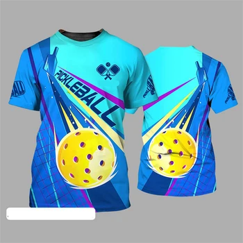 T-shirt Pickleball Sport di squadra per uomo Abbigliamento O Collo T-shirt a maniche corte Cool Fashion Pattern Design Trend Outdoor Tee Top