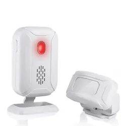 Motion Sensor Welcome Chime with 30 Ringtones for Enhanced Home Security (1 set)