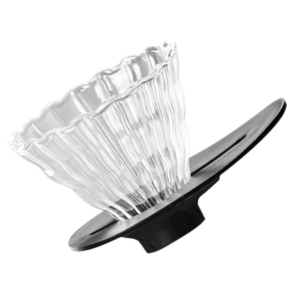 

Coffee Filter Glass Compact Reusable Dripper Machines Household Funnel Pour over Maker