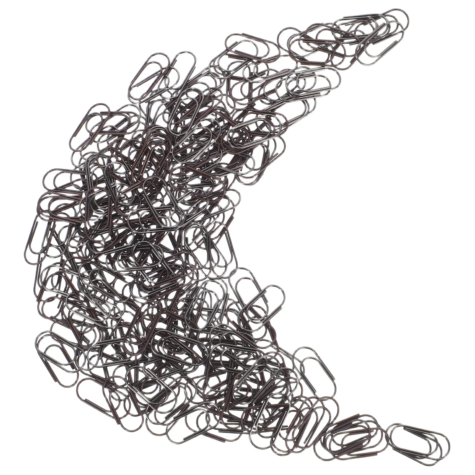 200Pcs 빈티지 금속 미니 종이 클립 레트로 스타일 종이 클립 책상 사무실 홈 문서 클립 작은 문구류