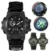 SHIYUNME G Style Men Sports Watches Outdoor Camping Compass Thermometer Waterproof LED Digital Watch Man Military Wrist Watch 1