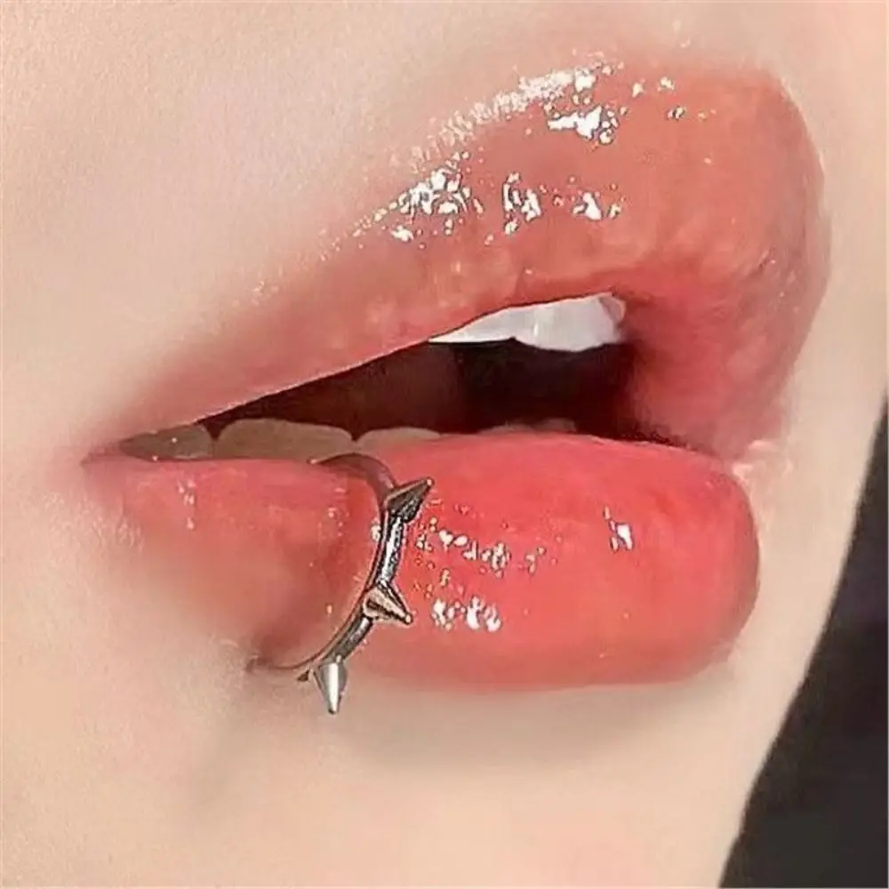 1PC Non-Pierced Fake Nose Ring Stainless Steel C Clip Lip Ring Women Body Jewelry nose piercings