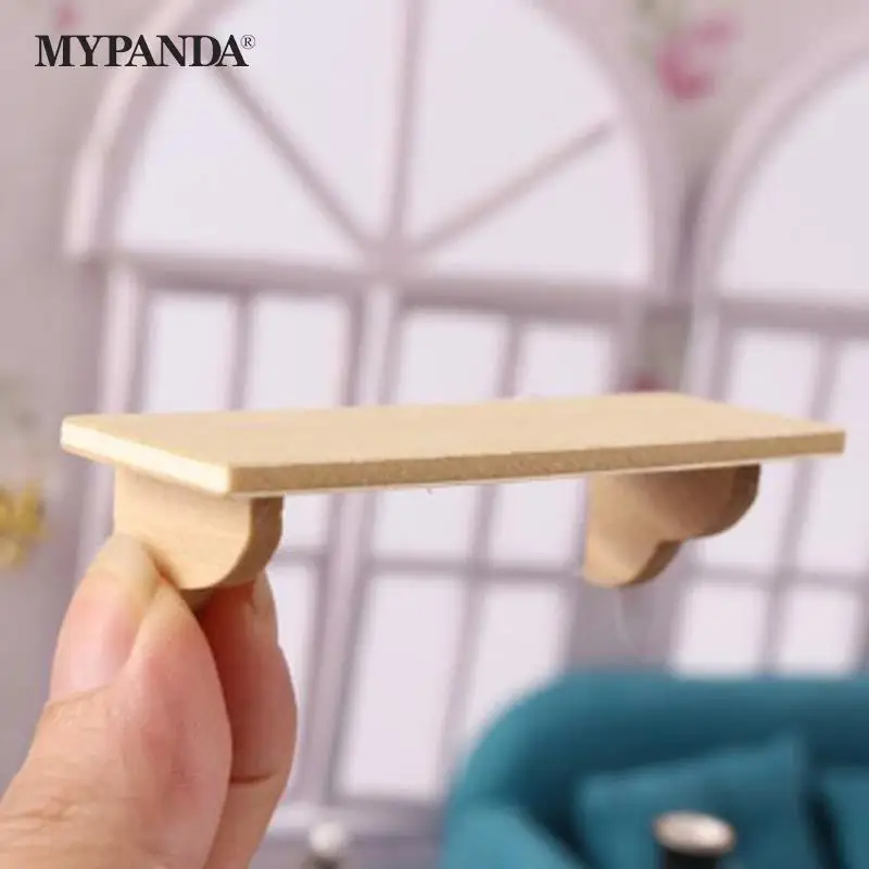 1pcMiniAccessoriesForDollhouseWoodenWallShelf112DollHouse