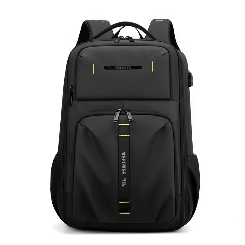 New Men's Fashion Business Backpack for College Students USB Cable Laptop Bag Lightweight Backpacks mochila hombre sac a dos